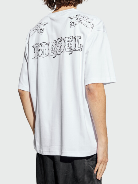 DIESEL - Remera T-Boggy - T6 Blanco