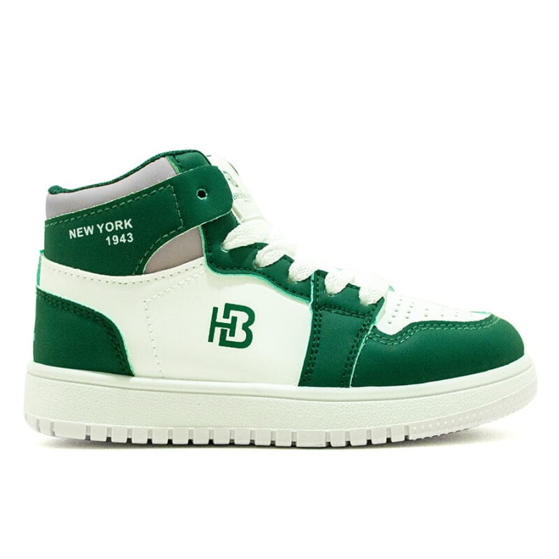 Championes The Brooklyn Haus Albury K de Niños Blanco-verde