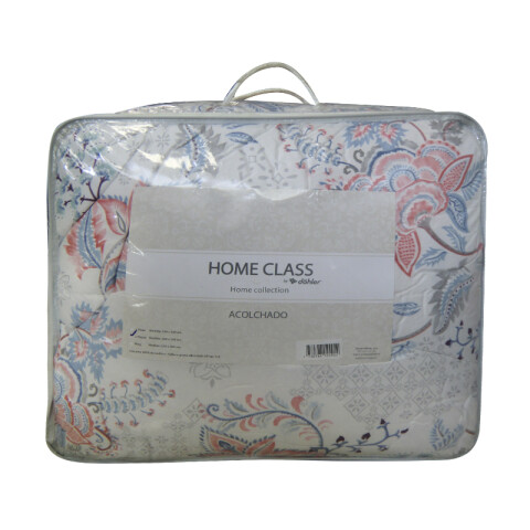 Acolchado 2 Plazas Home Class 100% Microfibra D206