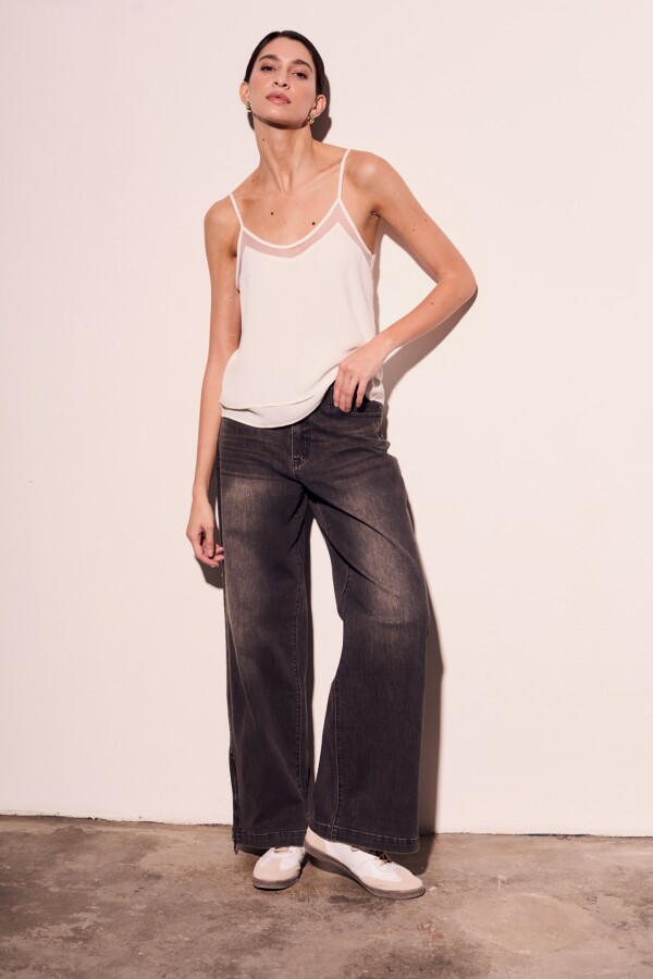 Blusa Lencera Blanco