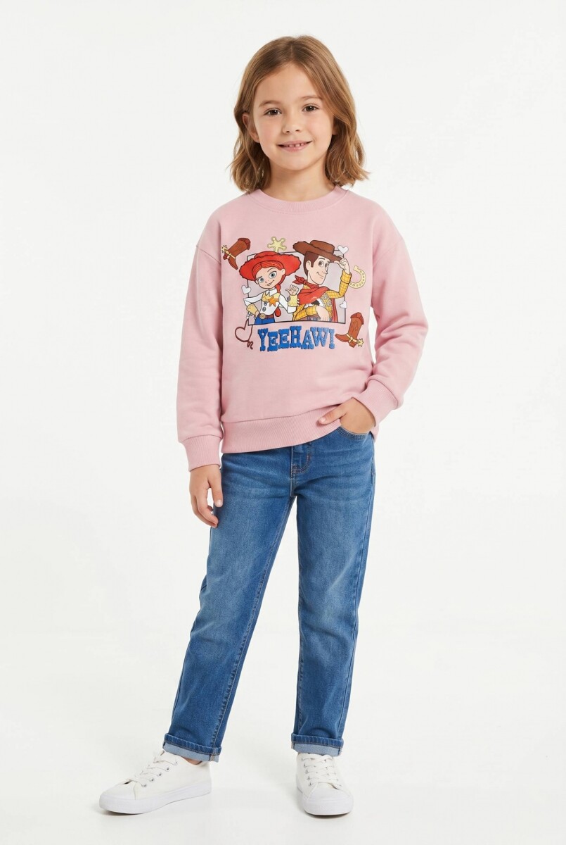 Buzo frisa m/l niña TOY STORY - Rosa 