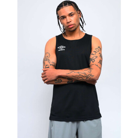 Remera Musculosa Bolt de Hombre Negro