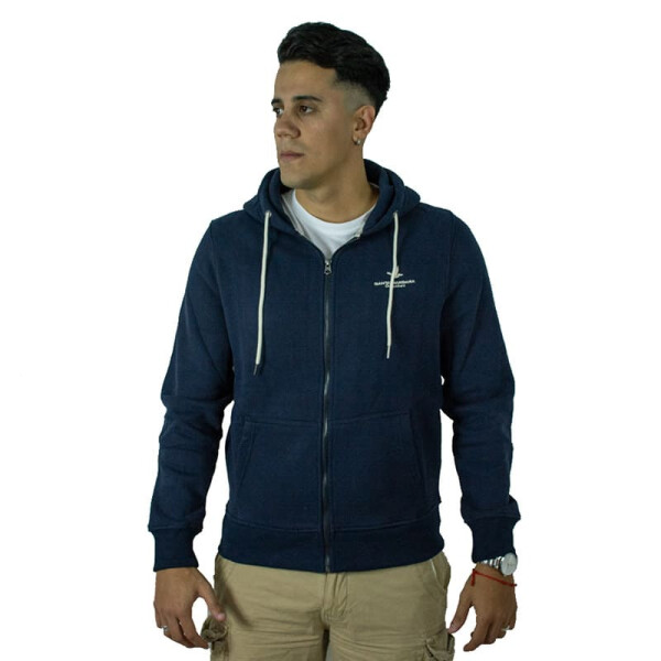 Campera Santa Barbara con capucha de Hombre - 10027F Marino