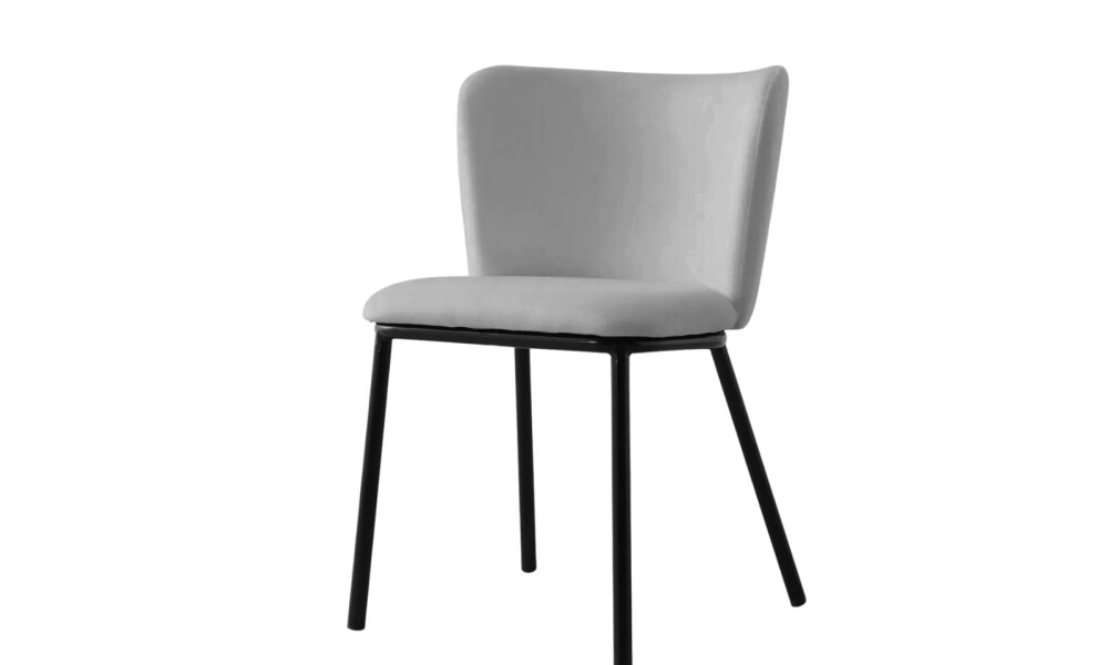 Silla ELINA en Tela Gris