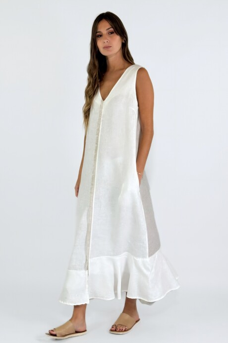 VESTIDO CAMILA Crudo
