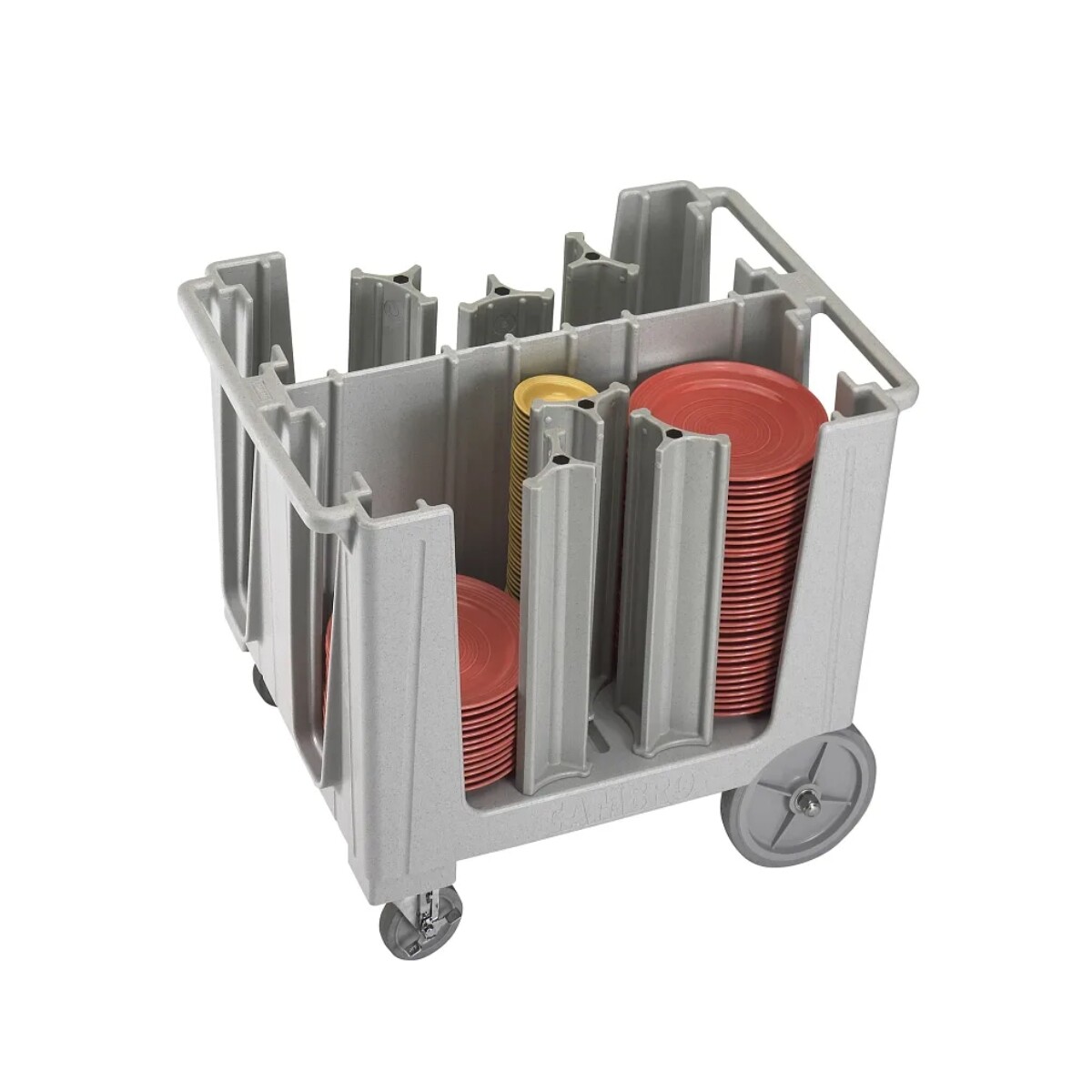 Carro para Platos 6 Divisiones Gris Moteado 
