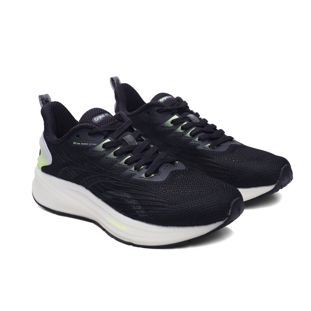 Zapatillas Running W Cushion Shoes Mujer Obsidian Black/lavender