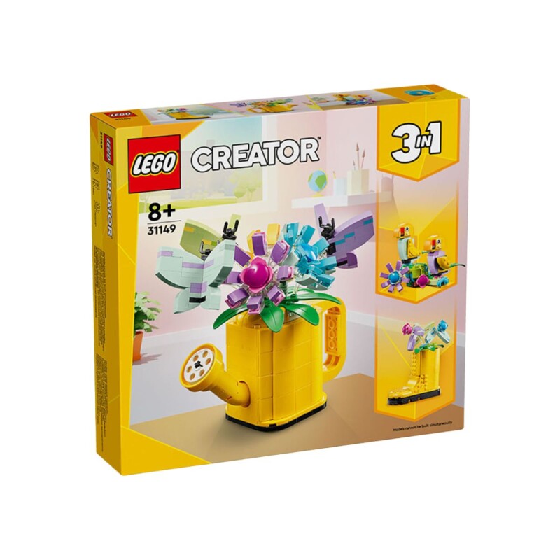 Bloques para armar Lego Creator 3 en 1 Flor en regadera 420 Pzas 8+ Bloques Para Armar Lego Creator 3 En 1 Flor En Regadera 420 Pzas 8+