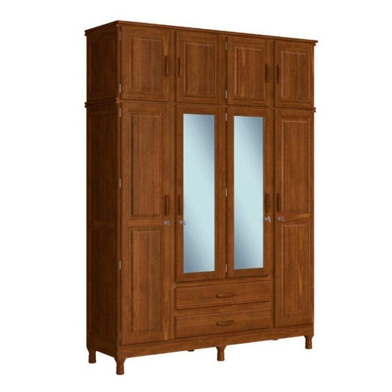 ROPERO ARMADO MADERA 3121 XANGAI C/ESPEJO 8P 2C ZONA METROPOLITANA Ropero Armado Madera 3121 Xangai C/espejo 8p 2c Zona Metropolitana
