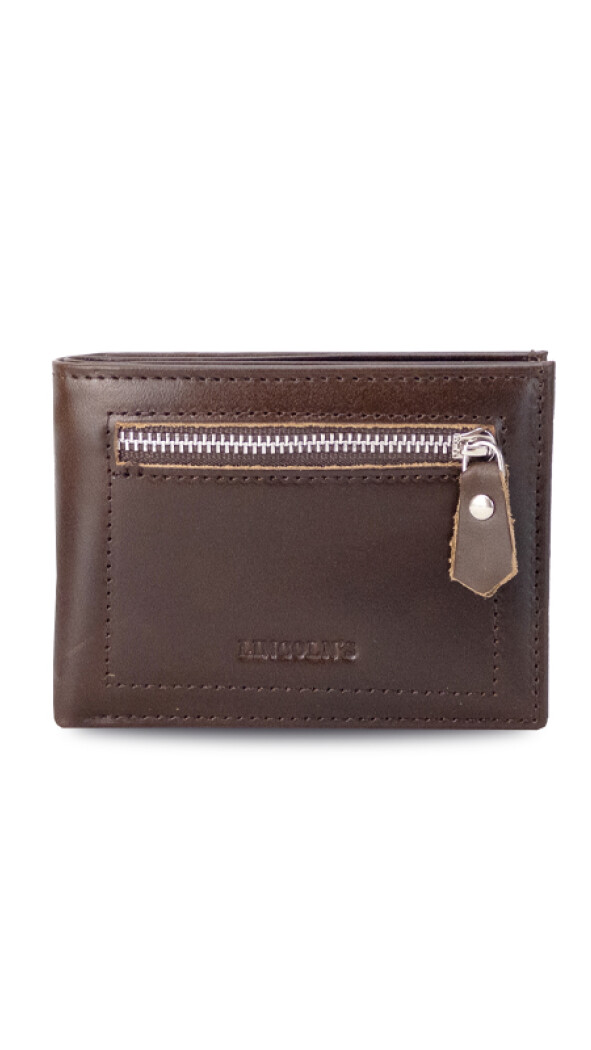 BILLETERA CUERO HÉRCULES MARRON