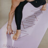 Yoga Mat Sukha Superior Con Alineación 5mm Elementos Lila
