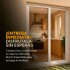 Ventana de PVC Blanco 150 X 200 Puerta Corrediza Aislante Ventana de PVC Blanco 150 X 200 Puerta Corrediza Aislante