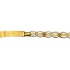 Pulsera Identidad Enlazado -Oro bajo-Sin Piedra-PU8016 sinpiedra