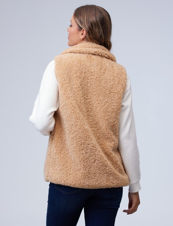 Chaleco Sherpa BEIGE