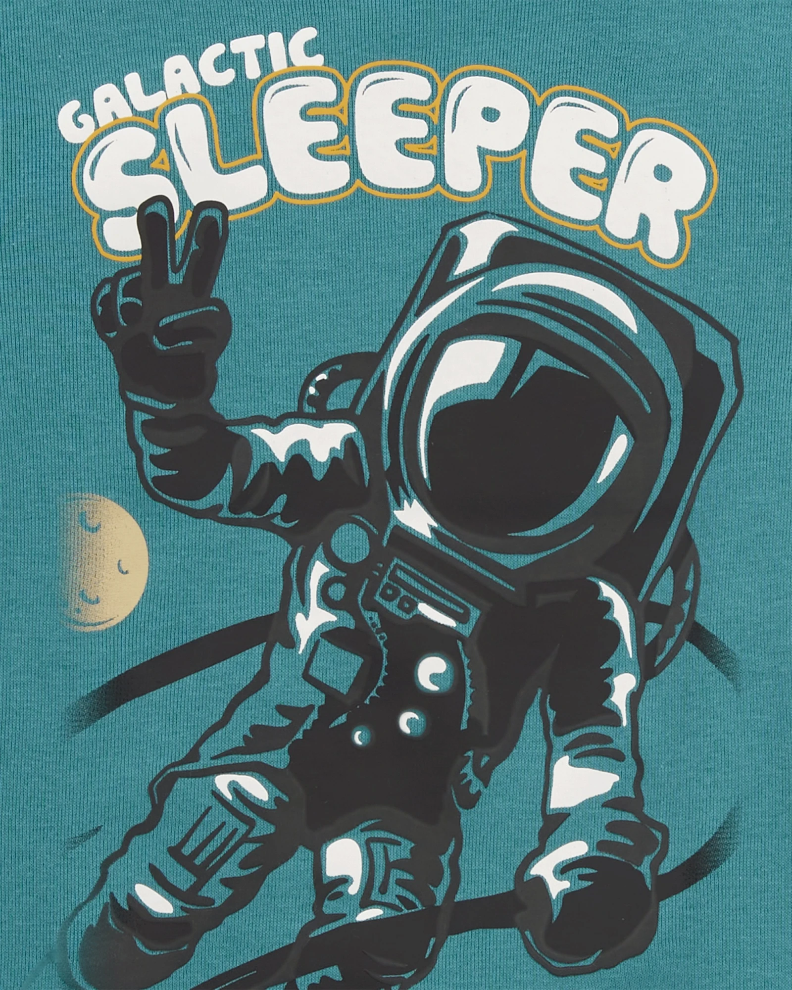 Pijama cuatro piezas de algodón, dos pantalones y dos remeras, diseño astronauta Pijama cuatro piezas de algodón, dos pantalones y dos remeras, diseño astronauta