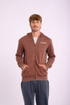 Campera deportiva estampada Bordeaux