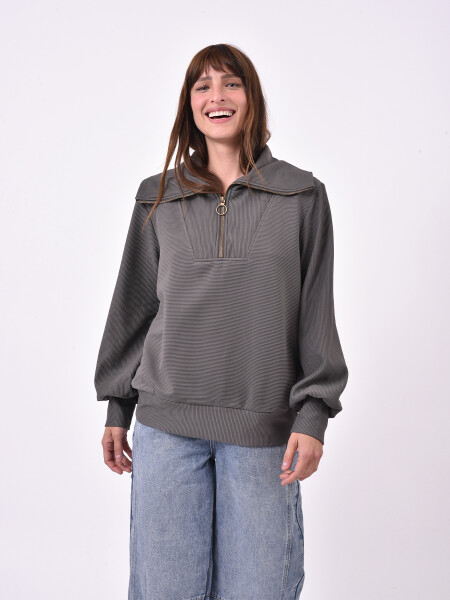 BUZO SAMI GRIS OSCURO