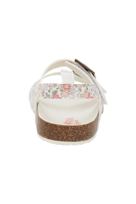 Sandalias con velcro, diseño floral Sandalias con velcro, diseño floral