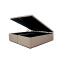 Box Baúl - Tapizado en Lino 160x200 Beige