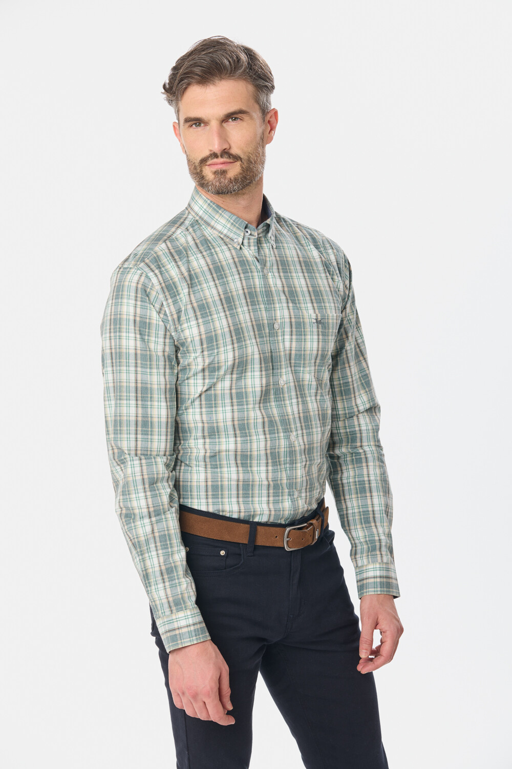 CAMISA CUADROS Verde