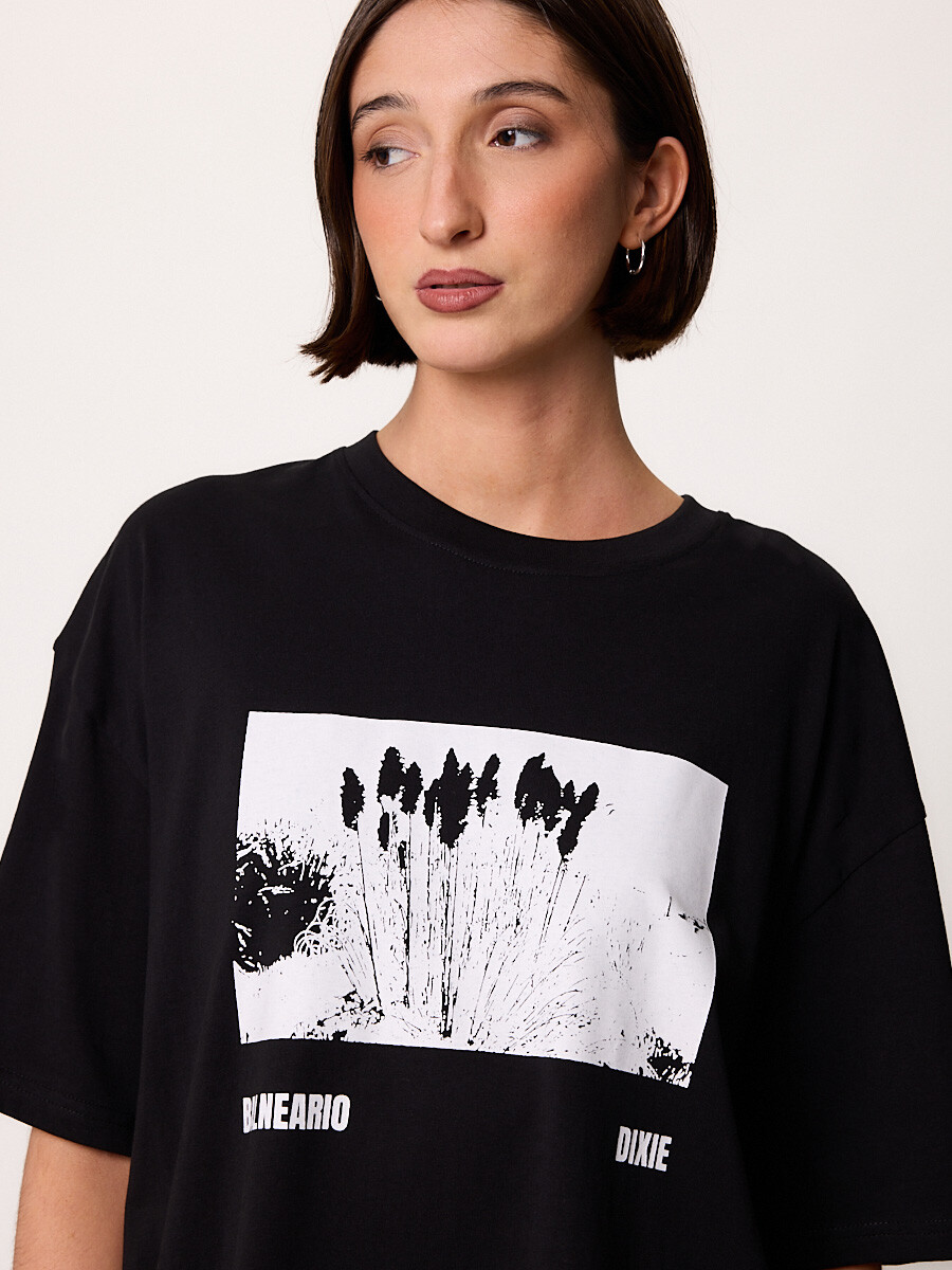 T-SHIRT M/C ORROZ DIXIE Negro