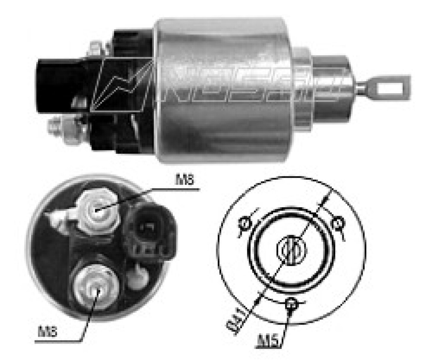 AUTOMATICO DE ARRANQUE - SOLENOIDE BOSCH TOYOTA COROLLA 2.0D ZM 