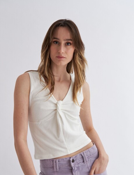 Musculosa Nellie Off white