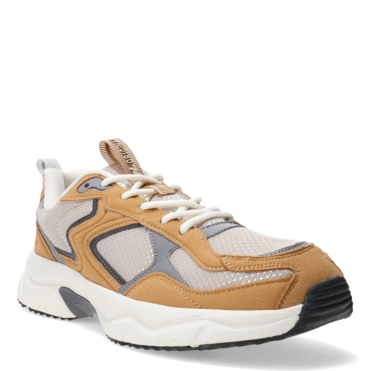 Championes de Hombre N+ AUTAZES estilo running - Amarillo Mostaza 
