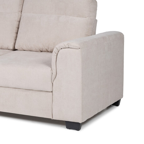 Sofá Aston (Outlet) - Tela Microfibra - 2 cuerpos Berlin 02 (Beige)