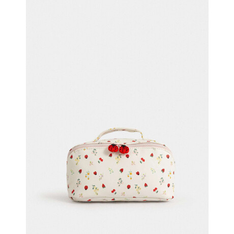 Portacométicos Valija Flores Estampado Flores