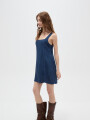 Vestido Pacana Azul Indigo