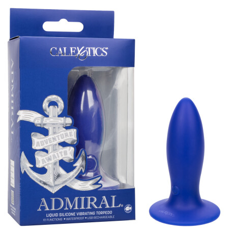 Admiral® Liquid Silicone Vibrating Torpedo Plug Anal Admiral® Liquid Silicone Vibrating Torpedo Plug Anal
