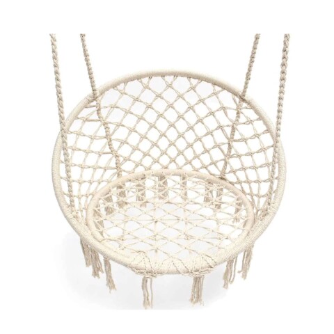 Hamaca Paraguaya Silla Colgante Redonda Interior Exterior Jardin Patio Imback Color Blanco Hamaca Paraguaya Silla Colgante Redonda Interior Exterior Jardin Patio Imback Color Blanco