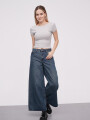 Pantalon Maca Azul Grisaceo