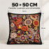Fundas de Almohadón ZAL 50 x 50 cm Pack x2 Negro