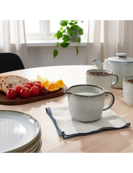 LECHERA CERAMICA 420ML/10x8CM ORGANIC GRIS LECHERA CERAMICA 420ML/10x8CM ORGANIC GRIS