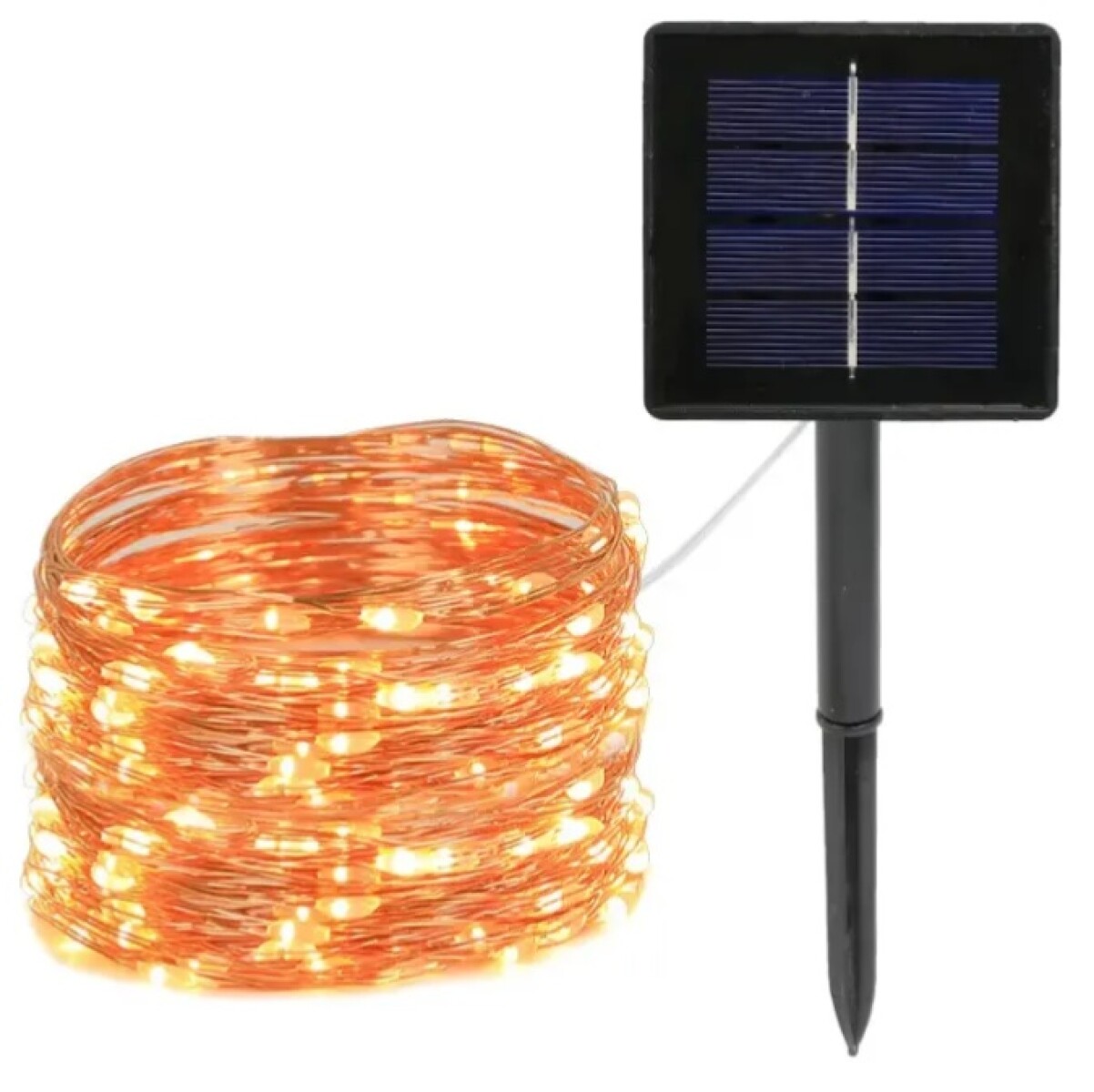 Guía Luciérnaga Para Jardín Solar Con Estaca De12m 100 Luces - Multicolor 