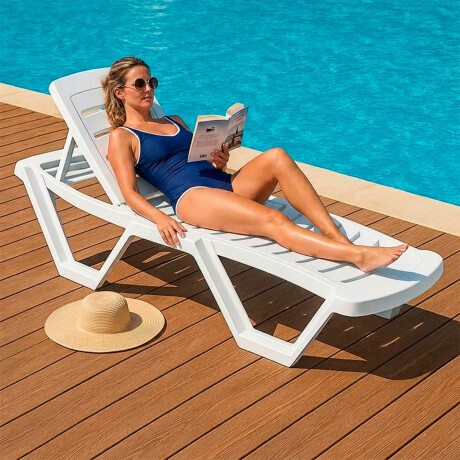 Silla Reposera Ocean Piscina Jardín Playa Exterior UV Silla Reposera Ocean Piscina Jardín Playa Exterior UV
