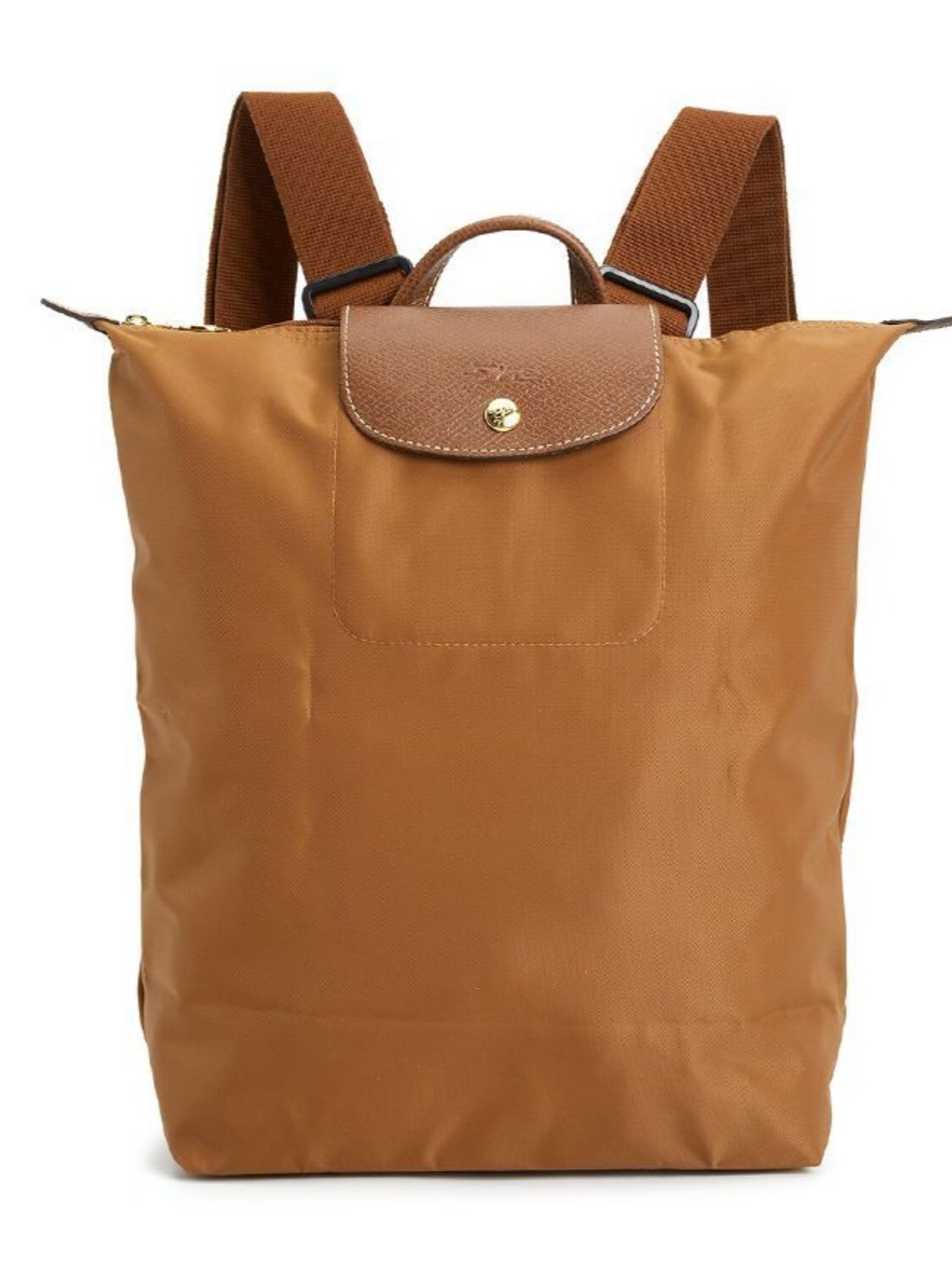 LONGCHAMP - LE PLIAGE ORIGINAL, MOCHILA M Marrón