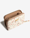 Billetera Zip Round Billetera Con Cierre - Estampado Flores