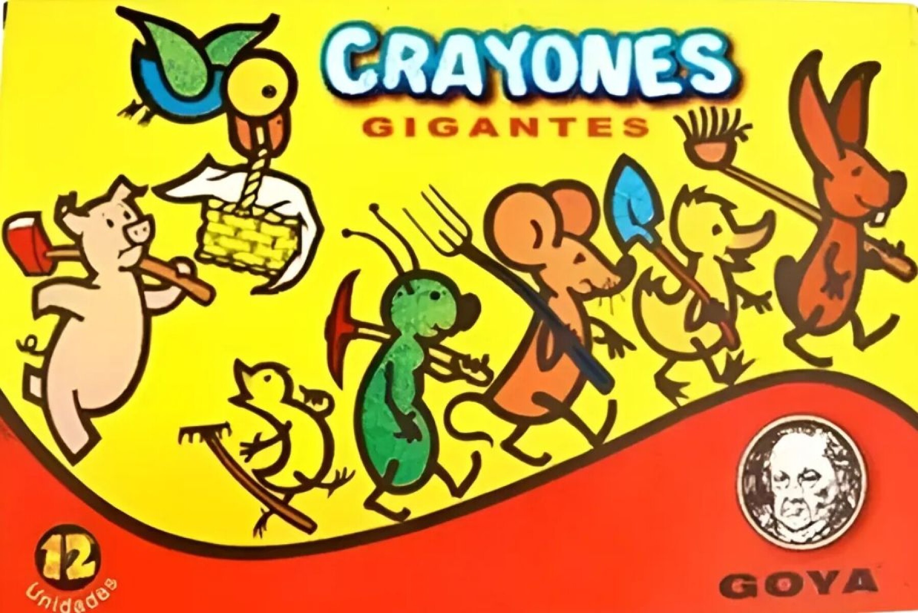 CRAYOLA GIGANTE 12 COLORES 