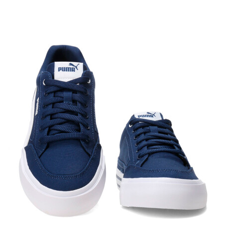 Championes de Hombre Puma Court Classic Vulc Azul - Blanco