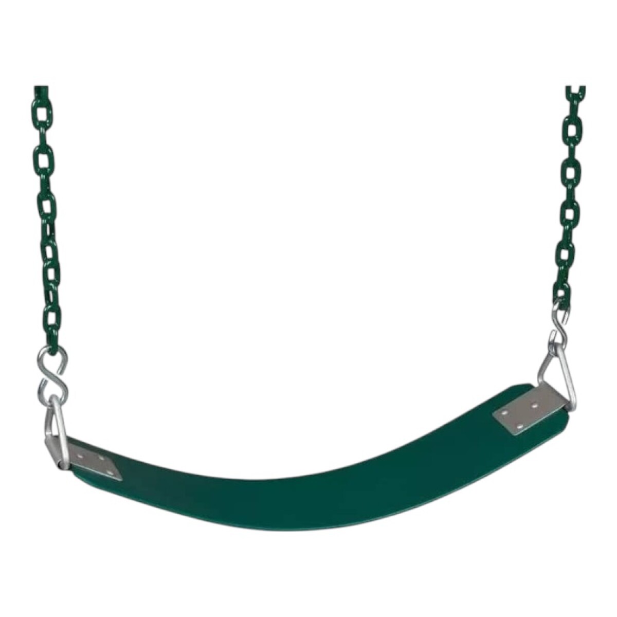 Hamaca banda goma con cadenas - Verde 