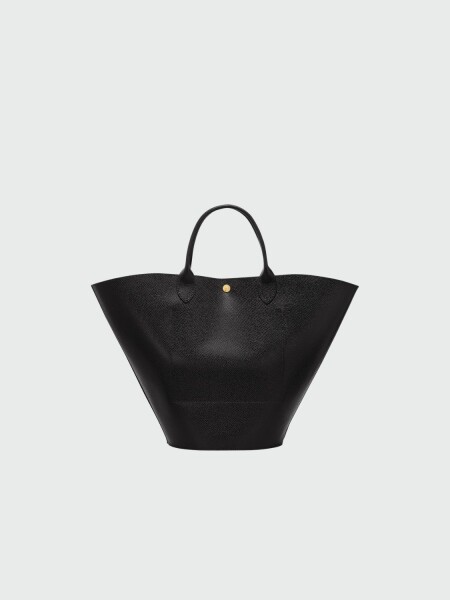Longchamp- Bolso de cuero XL, Epure Negro