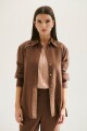 SOBRECAMISA LINO LAIA MOCCA