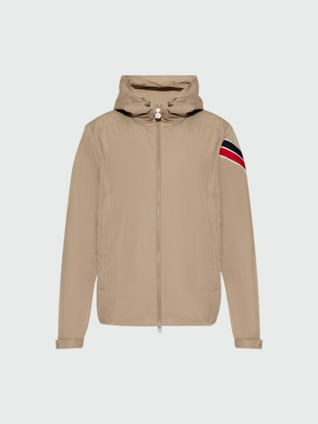 Moncler - Rompevientos con capucha, Claut Marfil