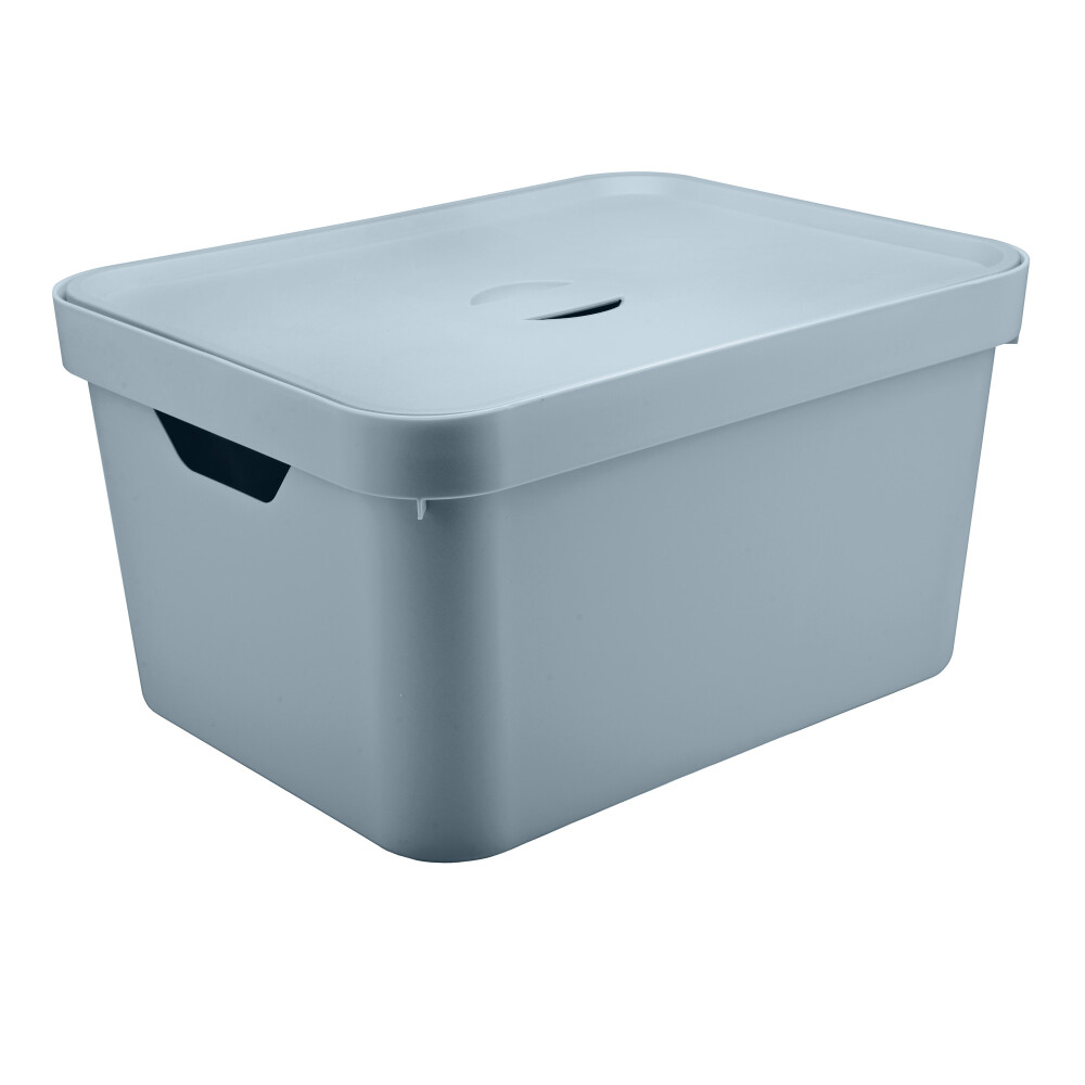 CAJA ORGANIZADORA PLASTICO AZUL CUBE CC650 32L