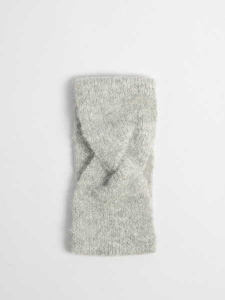 Vincha punto Gris Melange