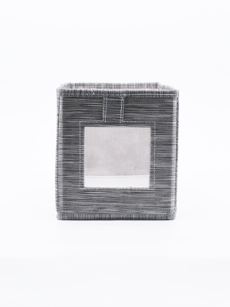 CAJA ORGANIZADORA VISOR GRIS