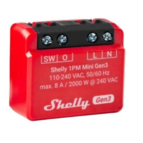 Rele Shelly Mini 1PM GEN3 Wi-fi 001